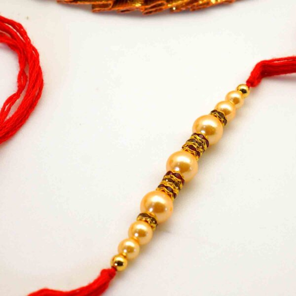 String of pearls Rakhi