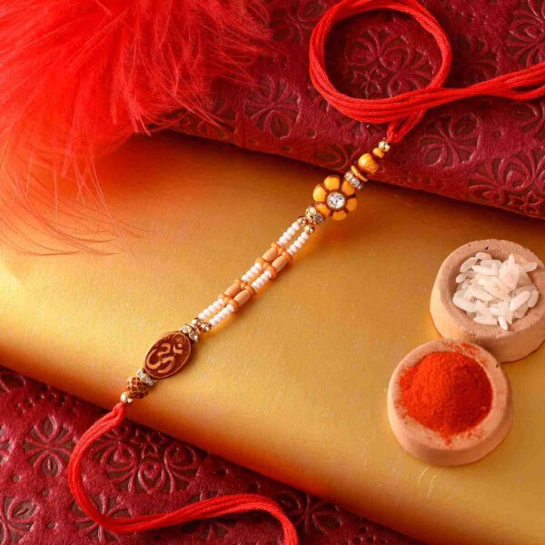 Figberry with Unique Beads Rakhi.