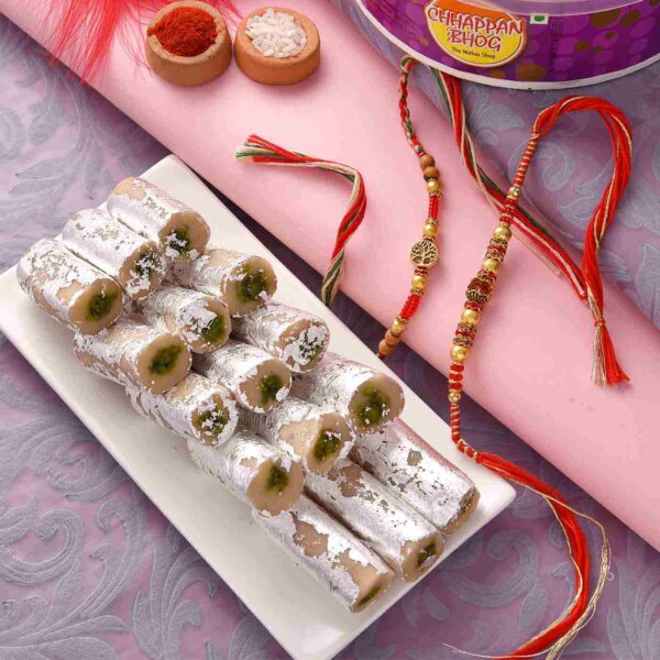 Pista Roll with Multiple Rakhi Threads.- FOR USA