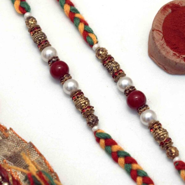 Stringed beads Rakhis Set of 2