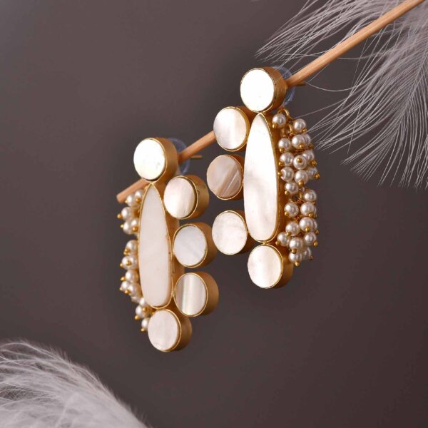 Pearl Paw Earrings