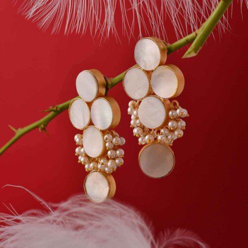 Pearl Bunch Earrings