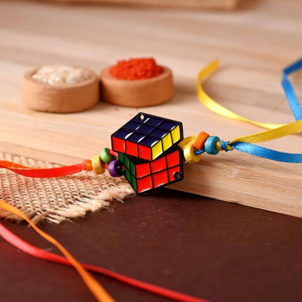 Rubik Cube Rakhi