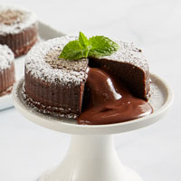 Gluten-Free Chocolate Truffle Lava Cakes