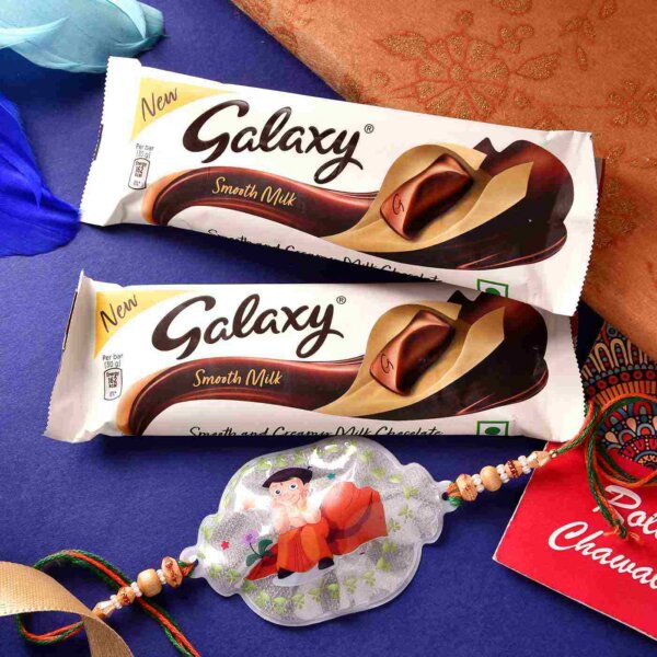 Kids Rakhi Set Of 2 & Assorted Chocolate Gift Box- FOR USA