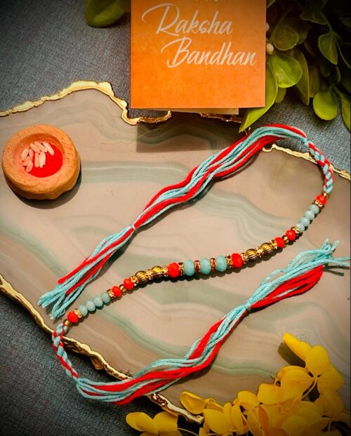Designer Elegant Beads Rakhi