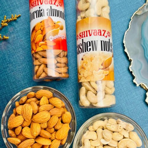 Cashews 200gms and Almonds 250gms