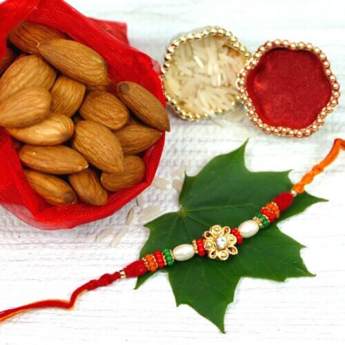 Graceful Rakhi With Almond