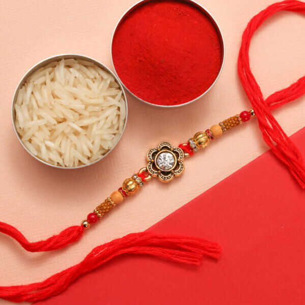 Brothers Love and care  Rakhi with sweet and Nut
