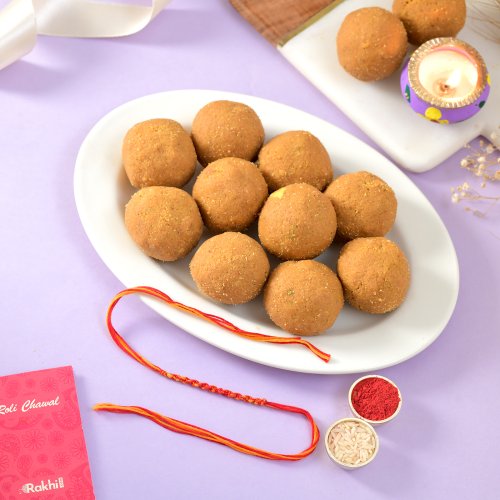Bhaidooj Celebration with Delicious Besan Laddoo