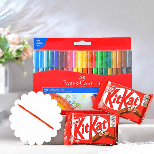 Bhaidooj Thread with Colors & Chocolates