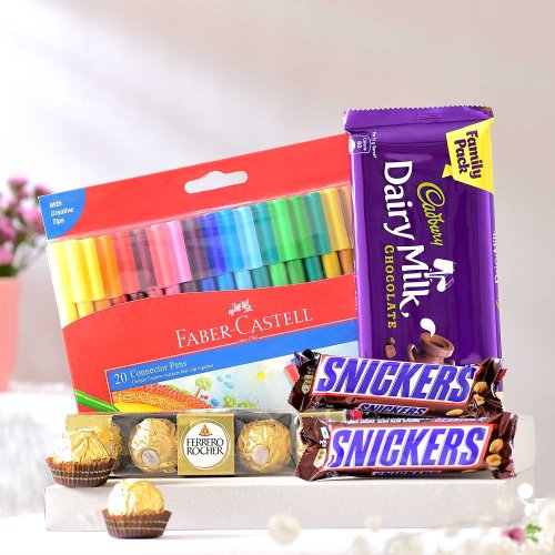 Colors and Chocolates Hamper
