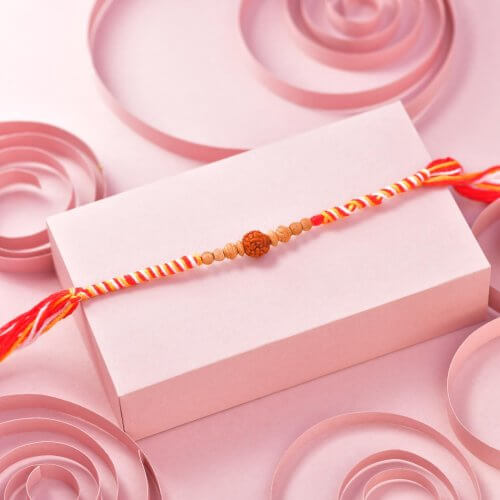 Rudraksha Rakhi Rudraksha Rakhi