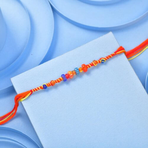 Rainbow Beads Rakhi