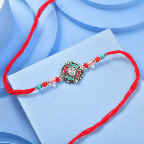 Traditional Meenakari Rakhi Traditional Meenakari Rakhi