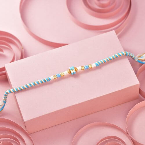 Designer beaded Rakhi Designer beaded Rakhi