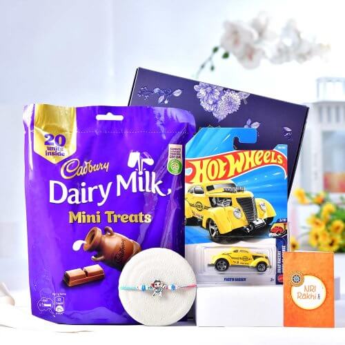 Rakhi Chocolate & Car Gift Box