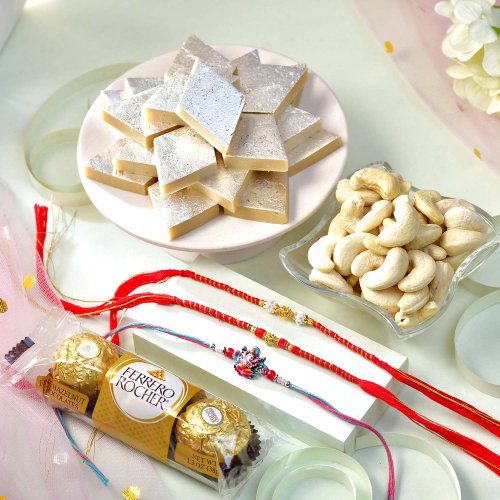 Rakhi 3-in-1 Festive Hamper Rakhi 3-in-1 Festive Hamper