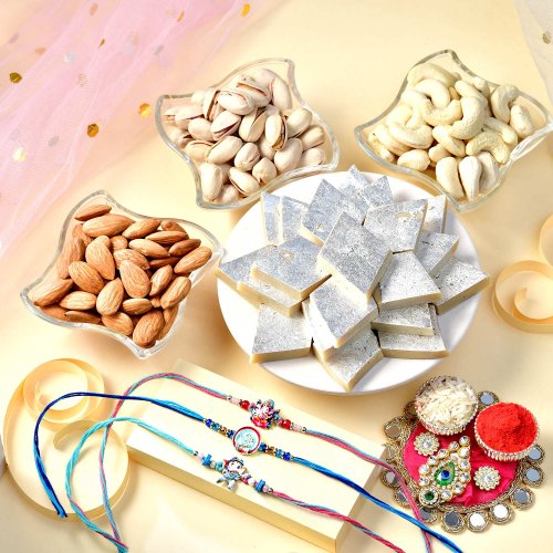 Rakhi Trio Ultimate Celebration Pack Rakhi Trio Ultimate Celebration Pack