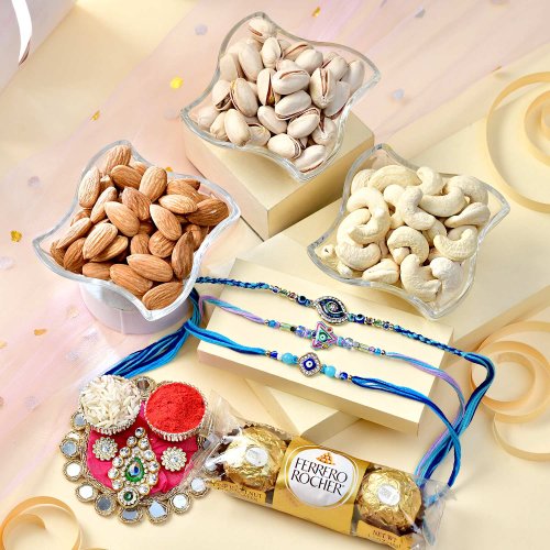 Grand Rakhi Trio Choco Delight Grand Rakhi Trio Choco Delight