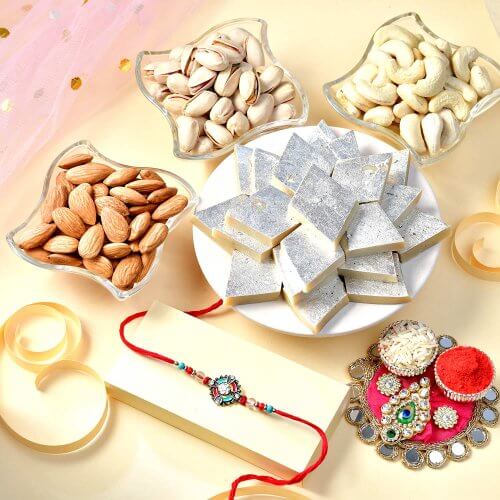 Grand Rakhi Dry Fruit Indulgence Box Grand Rakhi Dry Fruit Indulgence Box