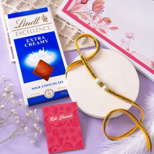 Lindt Rakhi Delight Hamper ⭐ Lindt Rakhi Delight Hamper ⭐