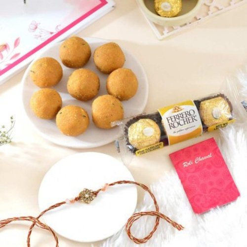 Sweet Indulgence Rakhi Hamper Sweet Indulgence Rakhi Hamper