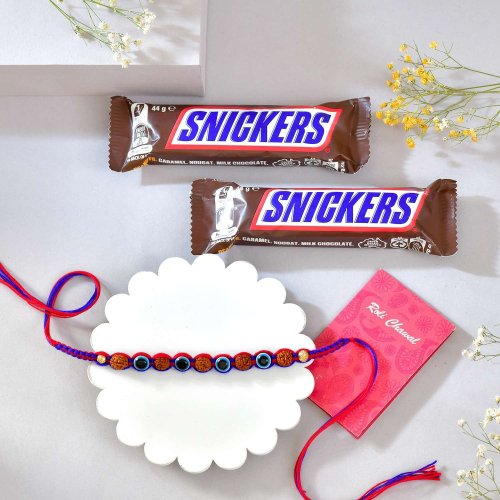 Golden Choco Rakhi Hamper Golden Choco Rakhi Hamper