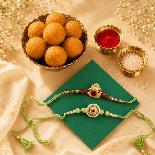 Sweet Bond Besan Rakhi Sweet Bond Besan Rakhi
