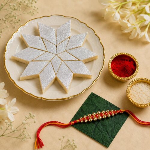 Golden Treat Rakhi Box Golden Treat Rakhi Box