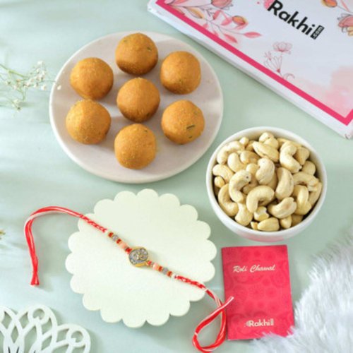 Sweet Blessings Rakhi Gift Box Sweet Blessings Rakhi Gift Box