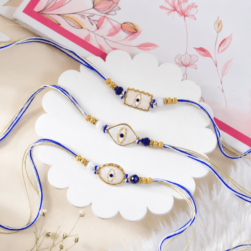 Evil Eye Protection Rakhi Set Evil Eye Protection Rakhi Set