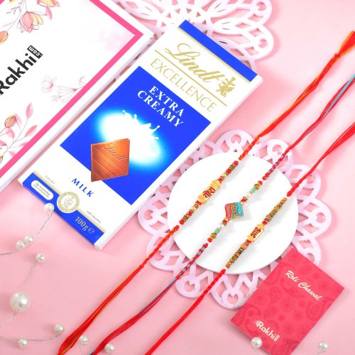 Lindt & Blessings Rakhi Hamper Lindt & Blessings Rakhi Hamper