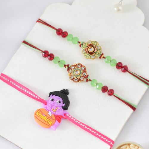 Krishna Rakhi Set