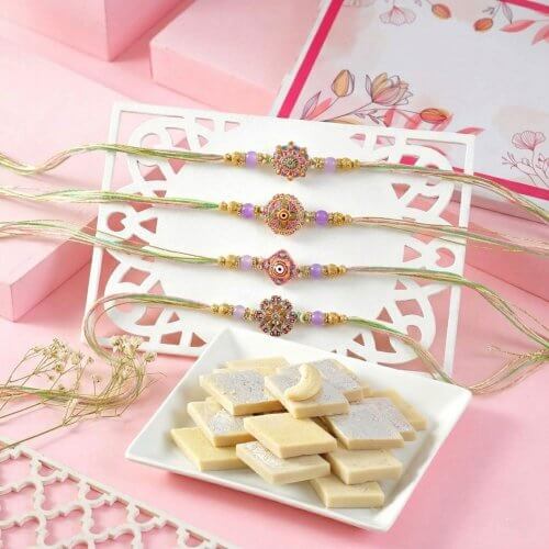 Royal Kaju Katli Rakhi Hamper