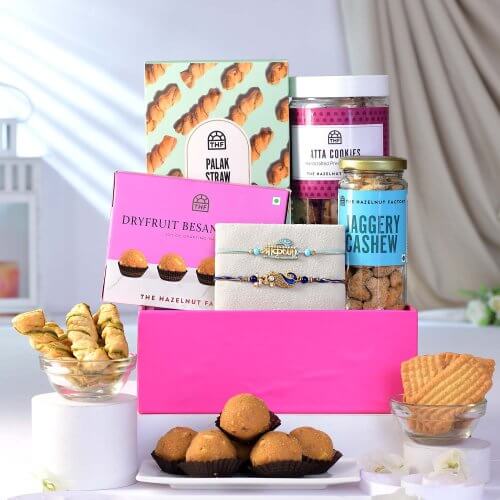 Peacock Grace Rakhi Hamper