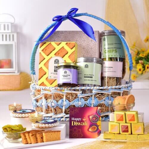 Utsav Blue Basket Utsav Blue Basket