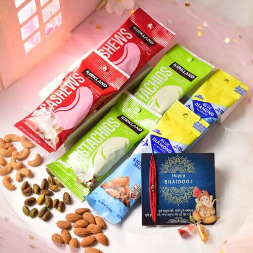 Hamper Name: Premium Dry Fruits Bhaidooj Hamper