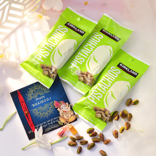 Bhaidooj Pistachio Blessings Hamper
